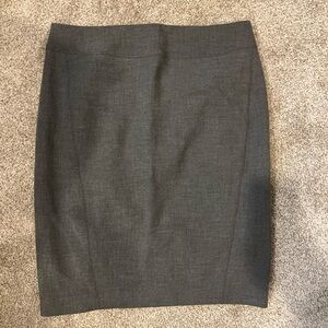 LOFT Charcoal Pencil Skirt